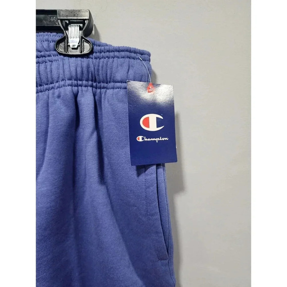 Champion - Purple- Cut Off Reverse Weave Sweatpant Shorts - Men's Size 2XL - Picture 2 of 4